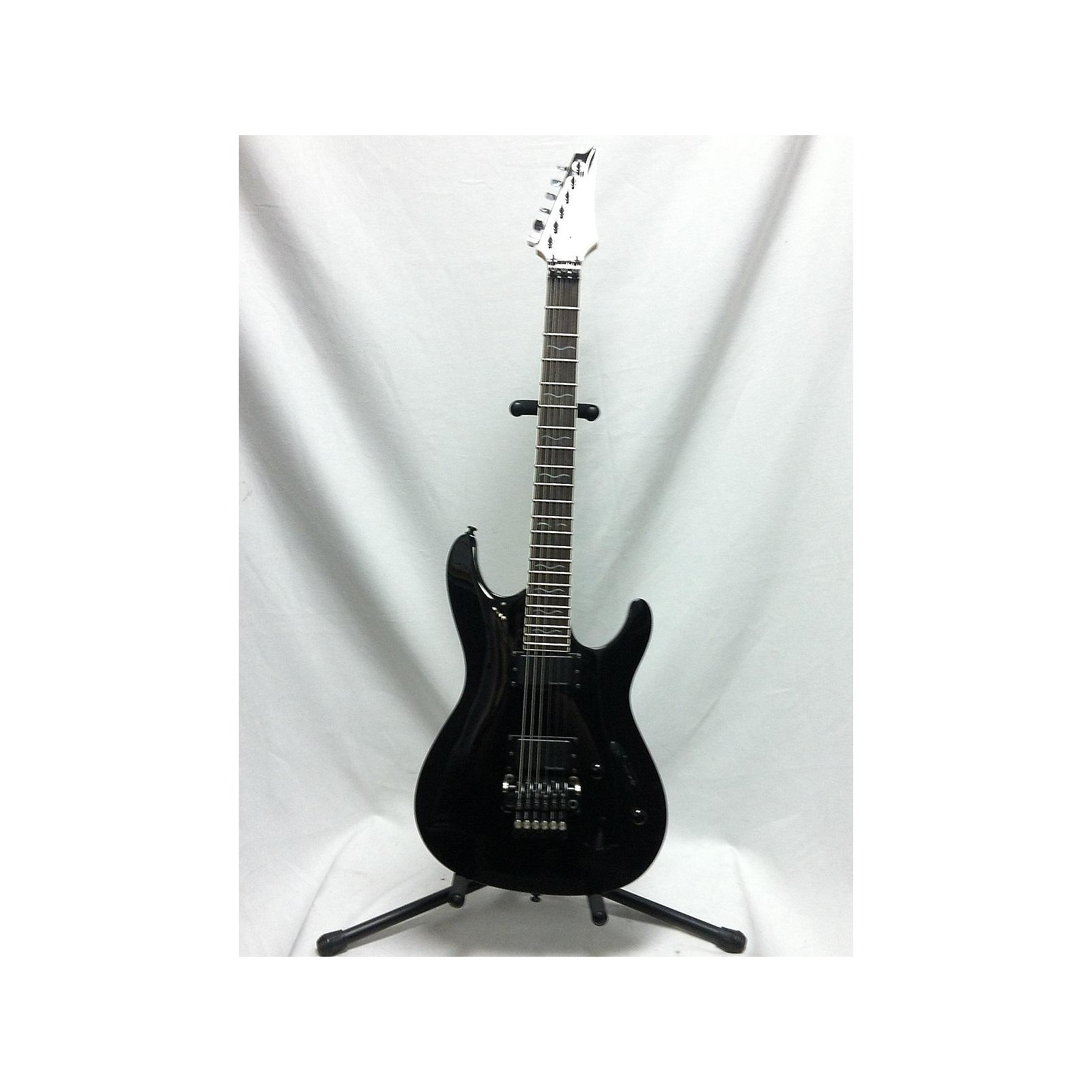 Used Ibanez S5470Q S Series Solid Body Electric Guitar Black Musician