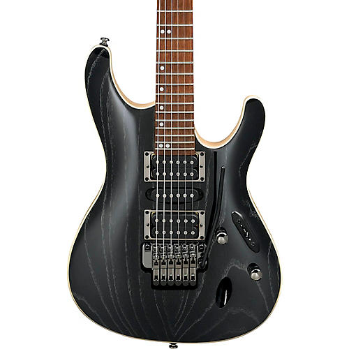 Ibanez S570AH Electric Guitar Silver Wave Black