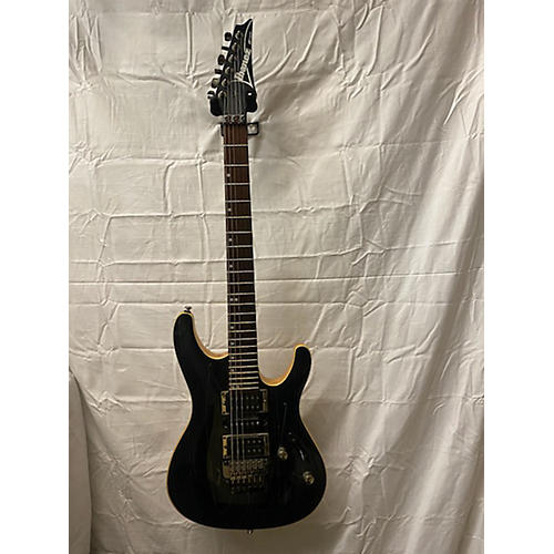 Ibanez S570AH Solid Body Electric Guitar Trans Black