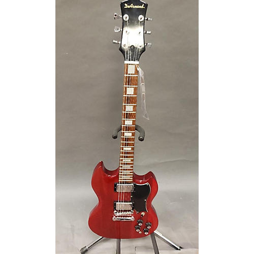 DeArmond S65 Solid Body Electric Guitar Red