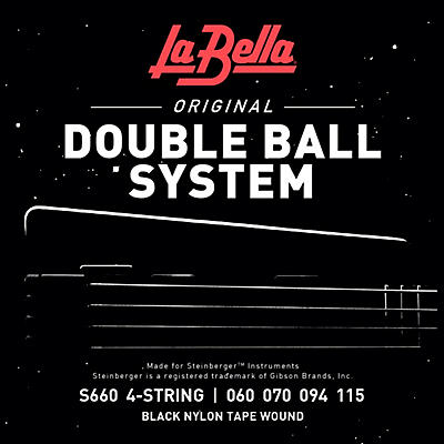 La Bella S660 Double-Ball System Tape-Wound Bass Strings