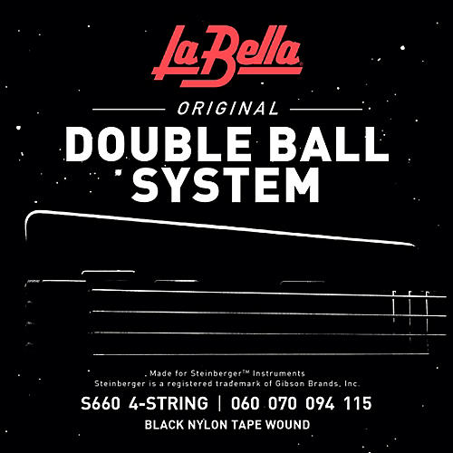LaBella S660 Double-Ball System Tape-Wound Bass Strings Light (60 - 115)