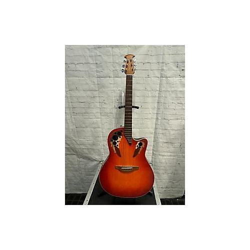Ovation S778 Acoustic Electric Guitar Faded Cherry