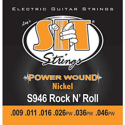 SIT Strings S946 Rock n Roll Power Wound Nickel Electric Guitar Strings