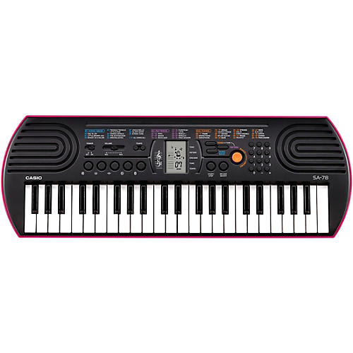 Casio SA-78 Mini-Size Keyboard Pink
