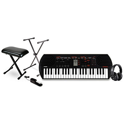 Casio SA-81 44-Key Mini Portable Keyboard Essentials Bundle