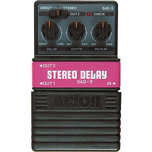 Arion SAD-3 Stereo Delay Guitar Effects Pedal | Musician's Friend