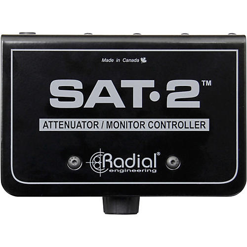 Radial Engineering SAT-2 Stereo Audio Attenuator & Monitor Controller