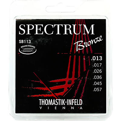 Thomastik SB113 Spectrum Bronze Medium Acoustic Guitar Strings