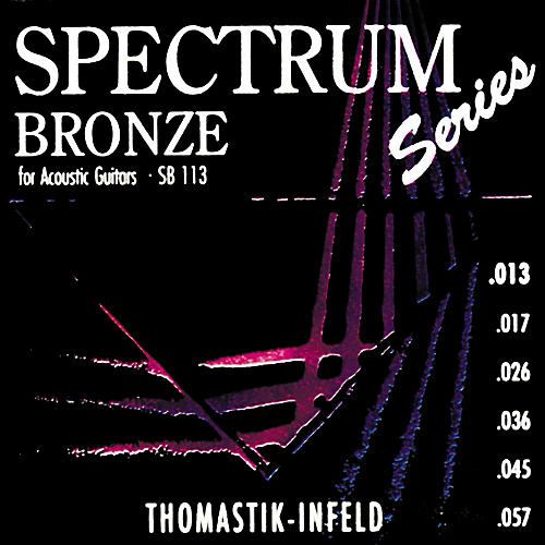 SB113 Spectrum Bronze Medium Acoustic Guitar Strings
