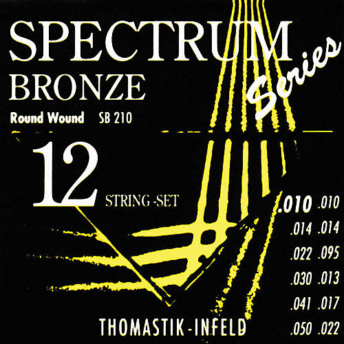 SB210 Spectrum Bronze Extra-Light 12-String Acoustic Guitar Strings