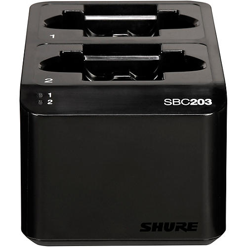 Shure SBC203-US Dual Docking Station for SLX-D Transmitters and SB903 Battery Condition 1 - Mint