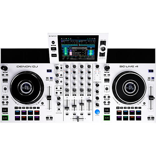 Denon DJ SC Live 4 4-Deck Standalone DJ System Condition 1 - Mint  White