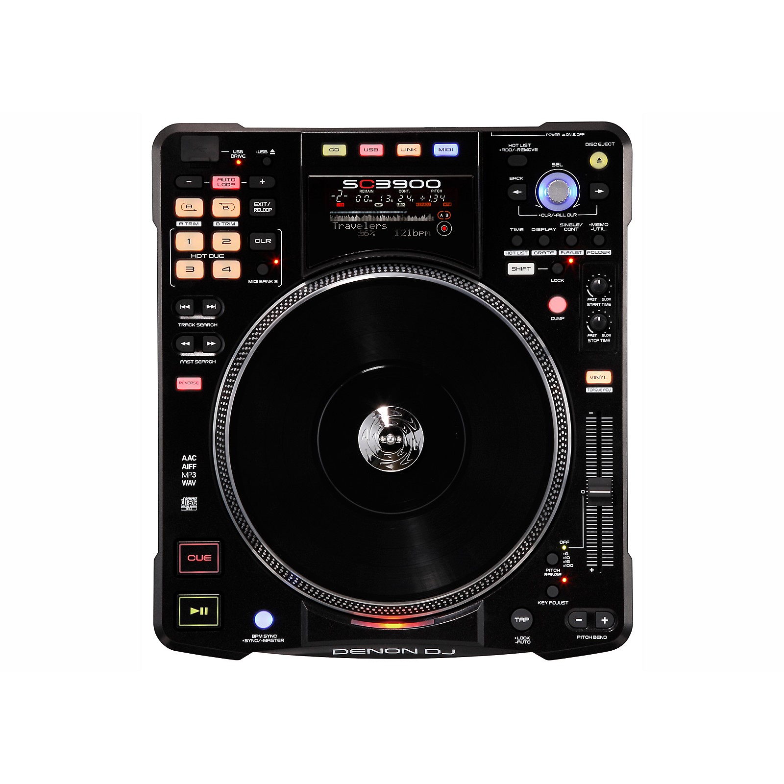 Denon SC3900 Digital Media Turntable & DJ Controller Musician's Friend
