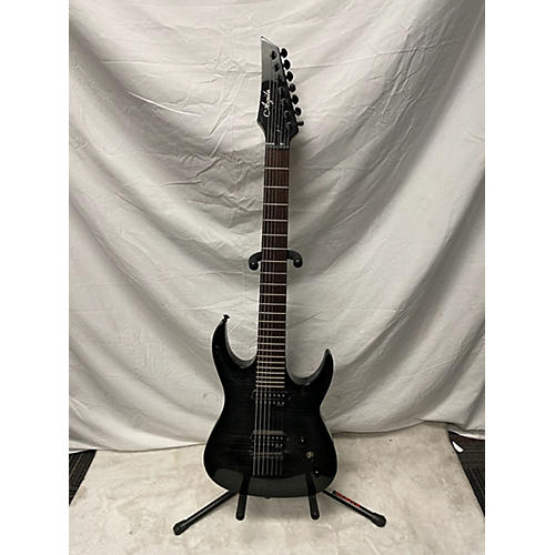 Agile SCEPTOR 727 Solid Body Electric Guitar Trans Charcoal