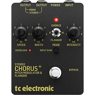 TC Electronic SCF Gold Stereo Chorus Flanger Effects Pedal