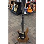 Used Schecter Guitar Research SCSS Exotic Left Handed Electric Guitar Black Limba