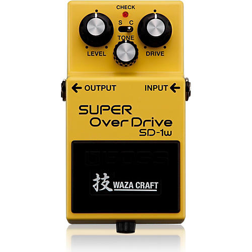 BOSS SD-1W Super Overdrive Waza Craft Guitar Effects Pedal Condition 1 - Mint