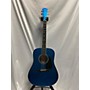 Used Squier SD 6G CA Acoustic Guitar Blue