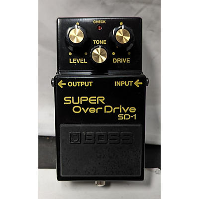 BOSS SD1 Super Overdrive 40th Anniversary Limited Edition Effect Pedal
