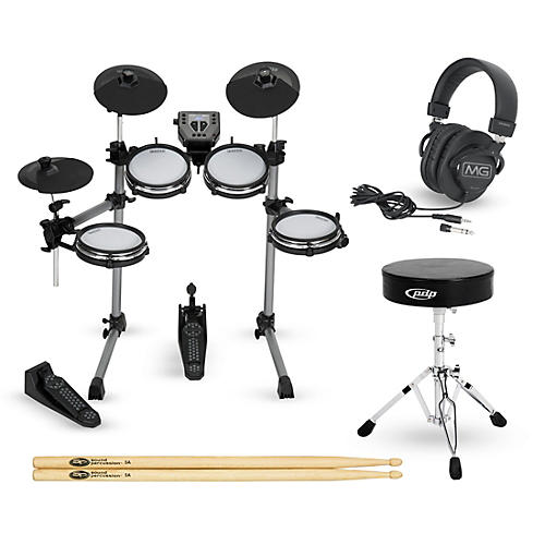 SD350 Complete Electronic Drum Set with Mesh Pads