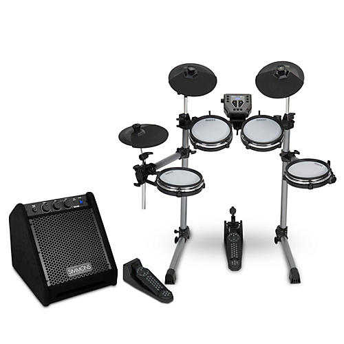 SD350 Electronic Drum Kit With Mesh Pads and DA25 Drum Set Monitor