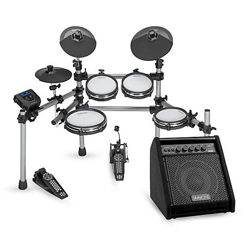 SD550 Electronic Drum Set With Mesh Pads and Simmons DA50 Monitor