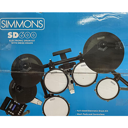 Simmons sd600 electronic drum set with mesh heads store and bluetooth