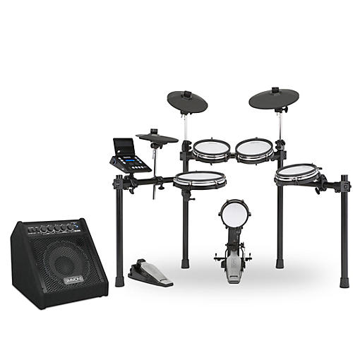 SD600 Electronic Drum Set with Mesh Heads, Bluetooth and DA50B Monitor