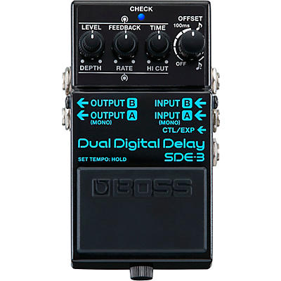 BOSS SDE-3 Dual Digital Delay Effects Pedal -