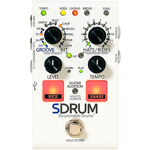 Digitech SDRUM Auto-Drummer Pedal with BeatScratch Pads Condition 1 - Mint