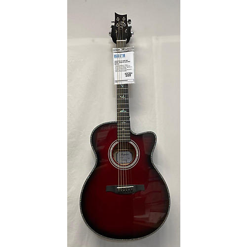 PRS SE A50E Acoustic Electric Guitar RED BURST