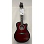 Used PRS SE A50E Acoustic Electric Guitar RED BURST