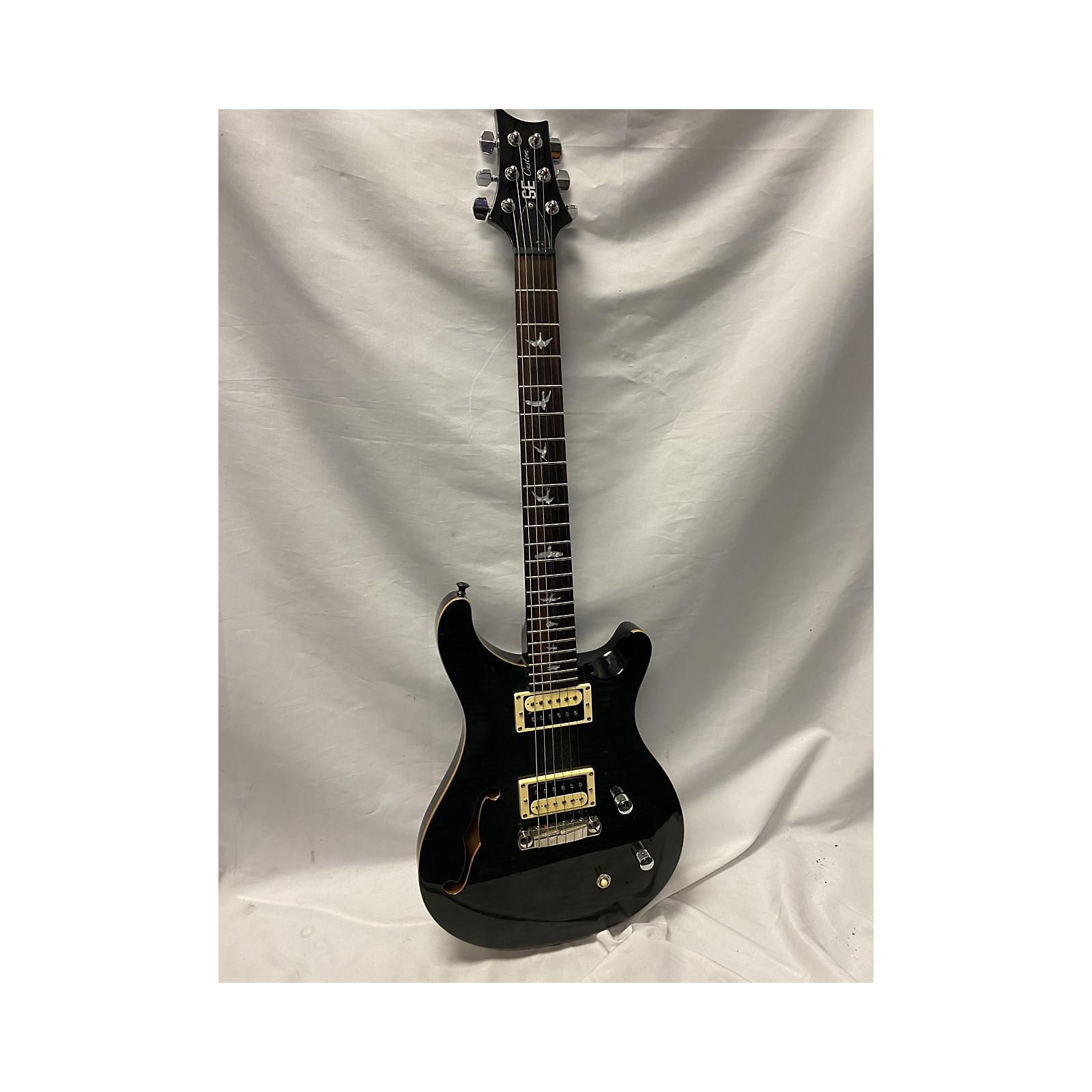 Used PRS SE Custom 22 SemiHollowbody Hollow Body Electric Guitar TRANS
