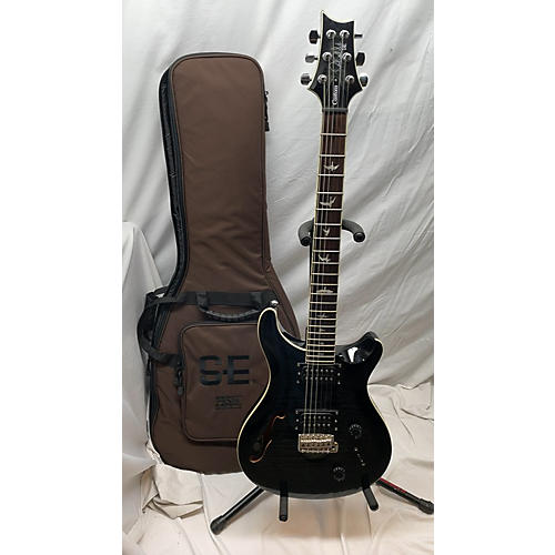 PRS SE Custom 22 Semi-Hollowbody Hollow Body Electric Guitar Silverburst