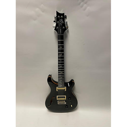 PRS SE Custom 22 Semi-Hollowbody Hollow Body Electric Guitar Black