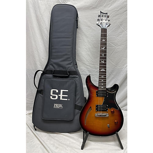 PRS SE Custom 22 Semi-Hollowbody Hollow Body Electric Guitar Sunburst