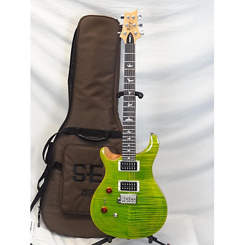 PRS SE Custom 24-08 Left Handed Solid Body Electric Guitar Eriza Verde