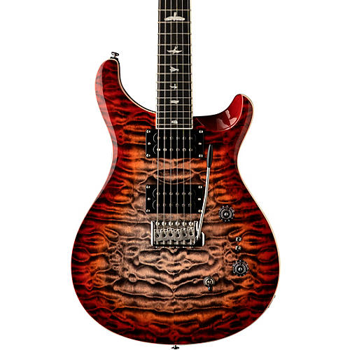 PRS SE Custom 24-08 Quilt Package Electric Guitar Charcoal Cherry Burst