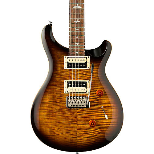 PRS SE Custom 24 Electric Guitar Black Gold Sunburst