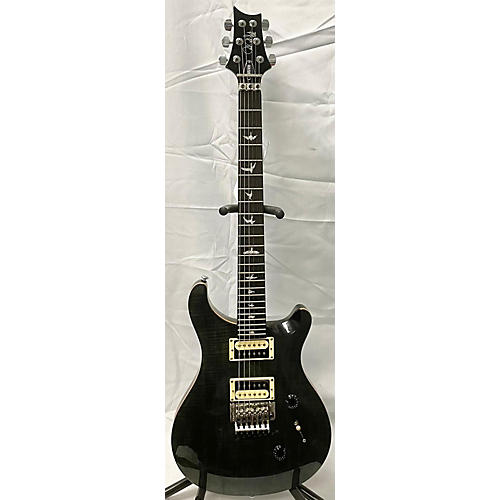 PRS SE Custom 24 Floyd Solid Body Electric Guitar Trans Black