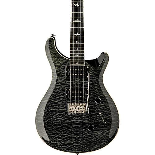 PRS SE Custom 24 Quilted Carved Top with Ebony Fretboard Electric Guitar Gray Black