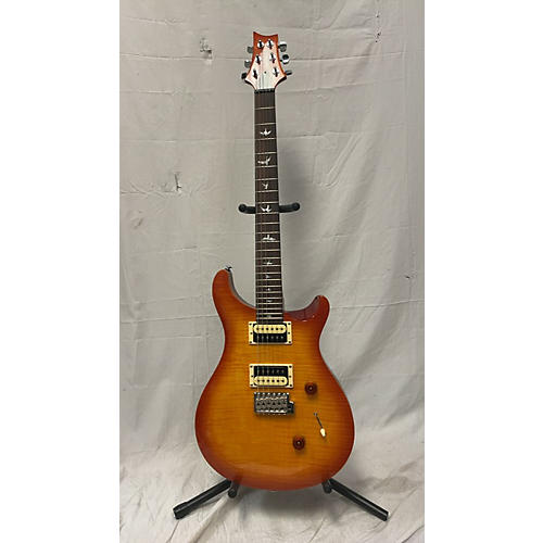 PRS SE Custom 24 Solid Body Electric Guitar Trans Orange