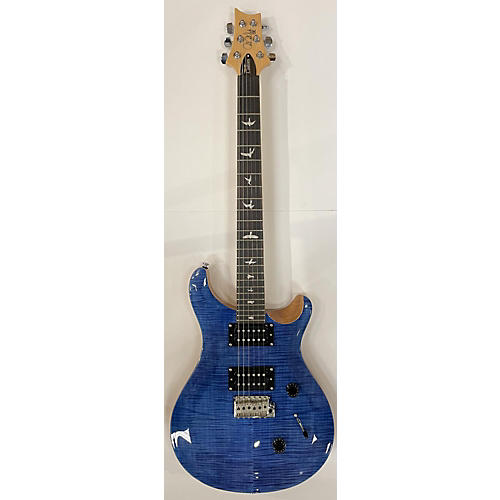 PRS SE Custom 24 Solid Body Electric Guitar Trans Blue