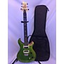Used PRS SE Custom 24 Solid Body Electric Guitar Flame Top Green