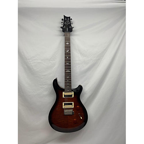 PRS SE Custom 24 Solid Body Electric Guitar Black Gold Sunburst
