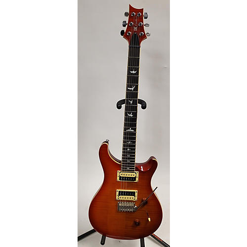 PRS SE Custom 24 Solid Body Electric Guitar Cherry Sunburst