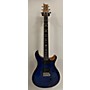 Used PRS SE Custom 24 Solid Body Electric Guitar Sapphire Blue Trans