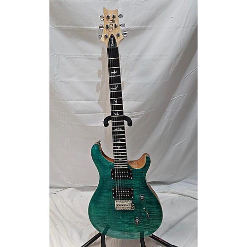 PRS SE Custom 24 Solid Body Electric Guitar Trans Green