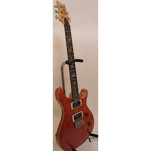 PRS SE Custom 24 Solid Body Electric Guitar trans coral red